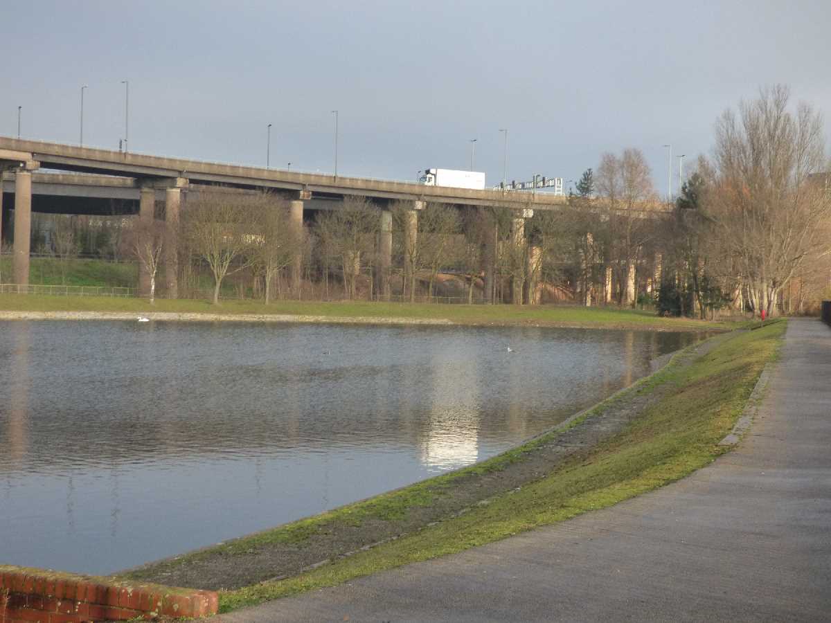 Salford Park: home of the Aston Reservoir, near Spaghetti Junction