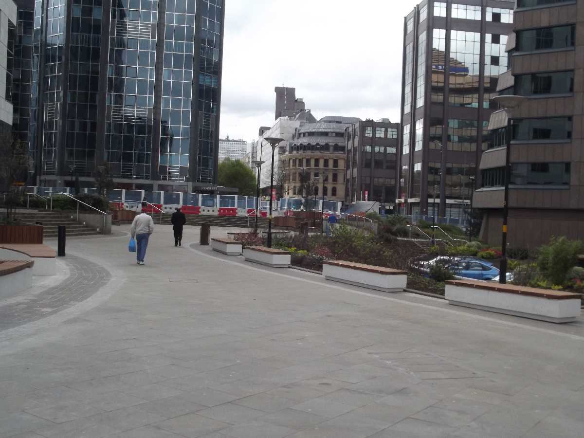 A look round Colmore Square, between Colmore Row and Steelhouse Lane