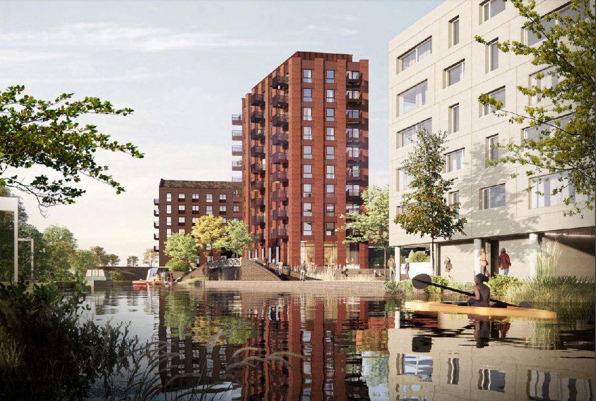 Plans in for Icknield Square, a new canalside destination
