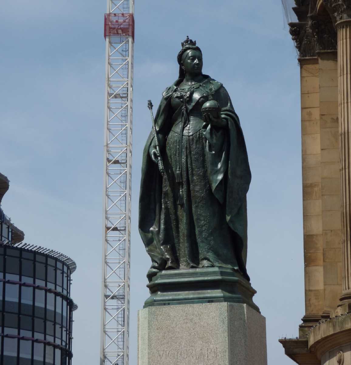 The statue of Queen Victoria in Victoria Square