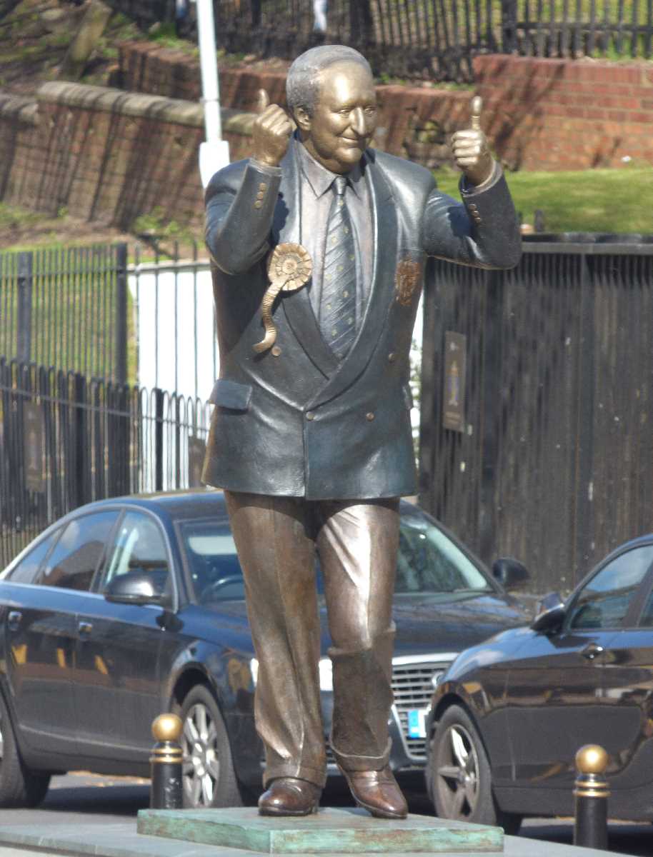 Statue of Sir Jack Hayward at The Molineux in Wolverhampton